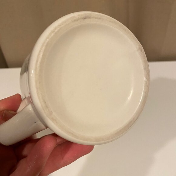 French Press Santa Barbara Coffee‎ Mug – Vintage Diner Style 4” - Picture 3 of 4